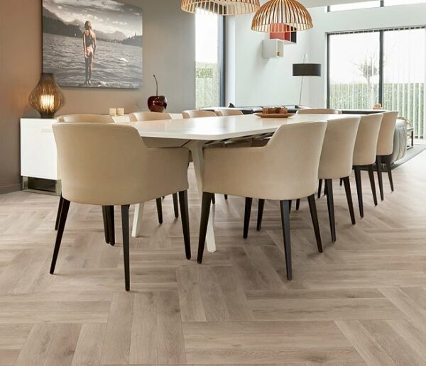 Coretec Naturals Herringbone Meadow coretec herringbone meadow raum